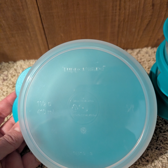 Teal Stackable Food Containers - Picture 4 of 4